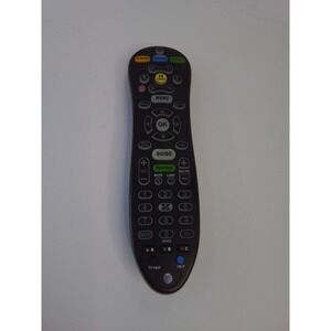 AT&T U-verse S30-S1B Standard OEM Remote Control Black Backlit Used Tested